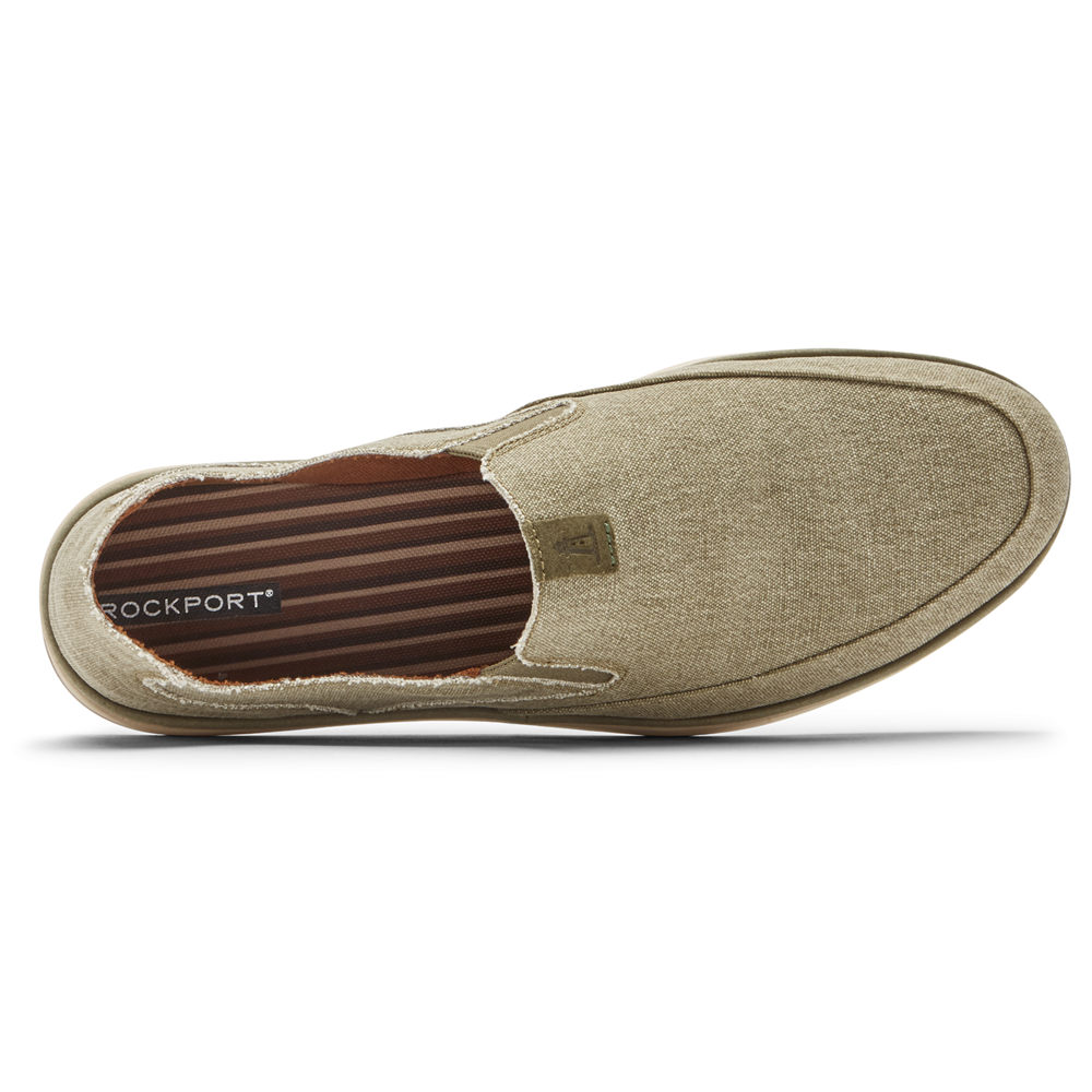 Rockport Singapore Mens Slip-On - Austyn Olive - QC2850439